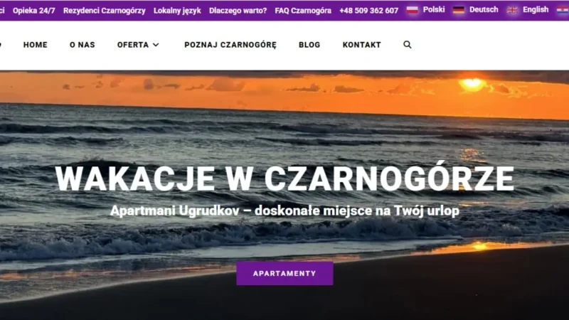 Efektywne wdrożenie strony www dla Apartamentów Ugrudkov: skuteczna widoczność SEO przy optymalizacji kosztów projektu